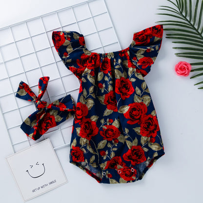 Newborn Baby Floral Print