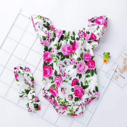 Newborn Baby Floral Print