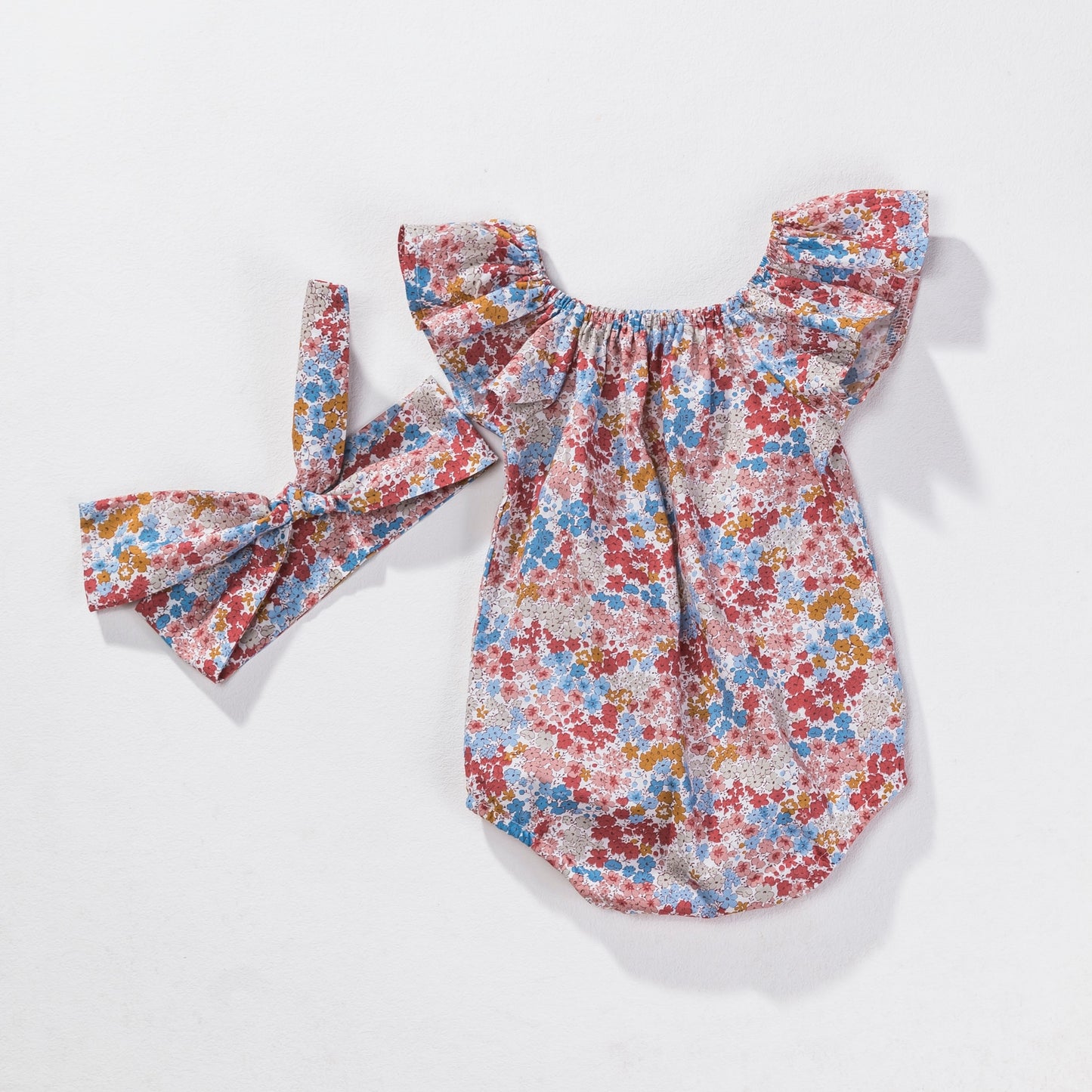 Newborn Baby Girls Flutter Sleeve