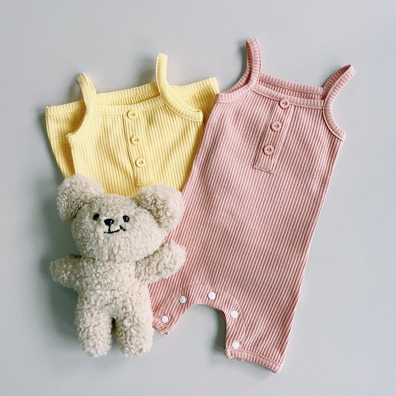 Summer Baby Romper Strap Newborn