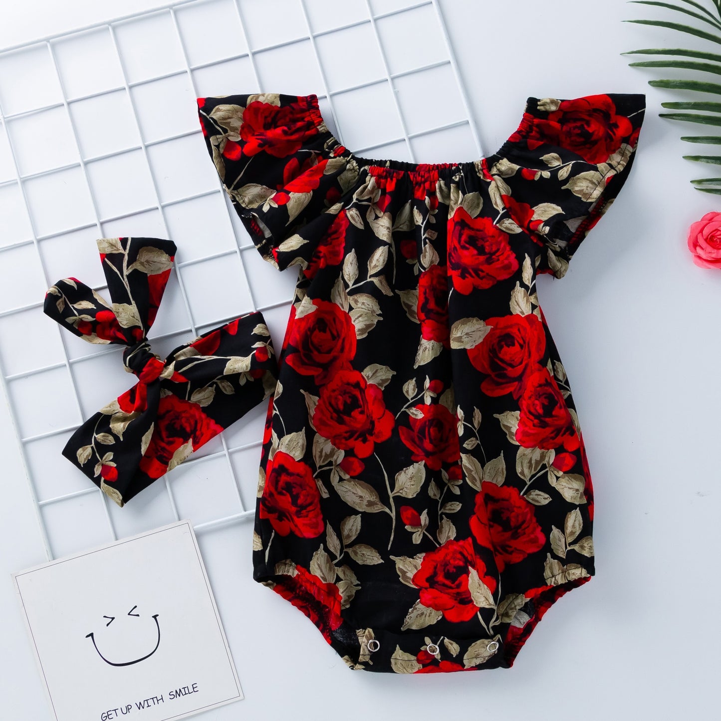 Newborn Baby Floral Print