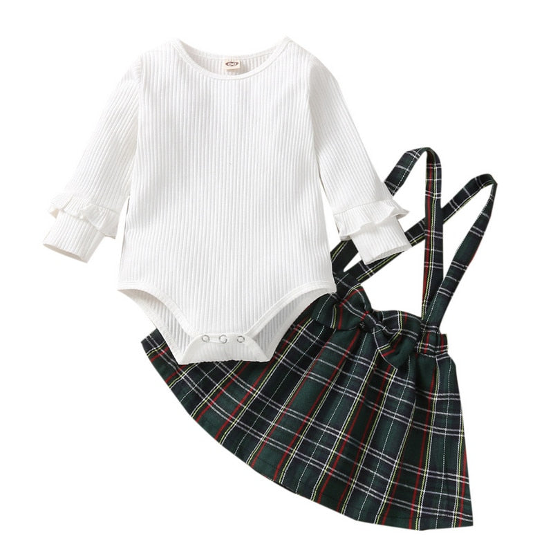 Baby Girls Bodysuit Skirt