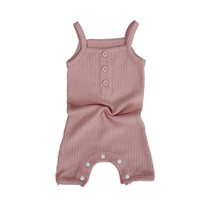 Summer Baby Romper Strap Newborn